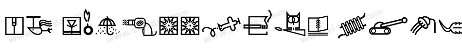 DF Gargoonies ITC字体转换